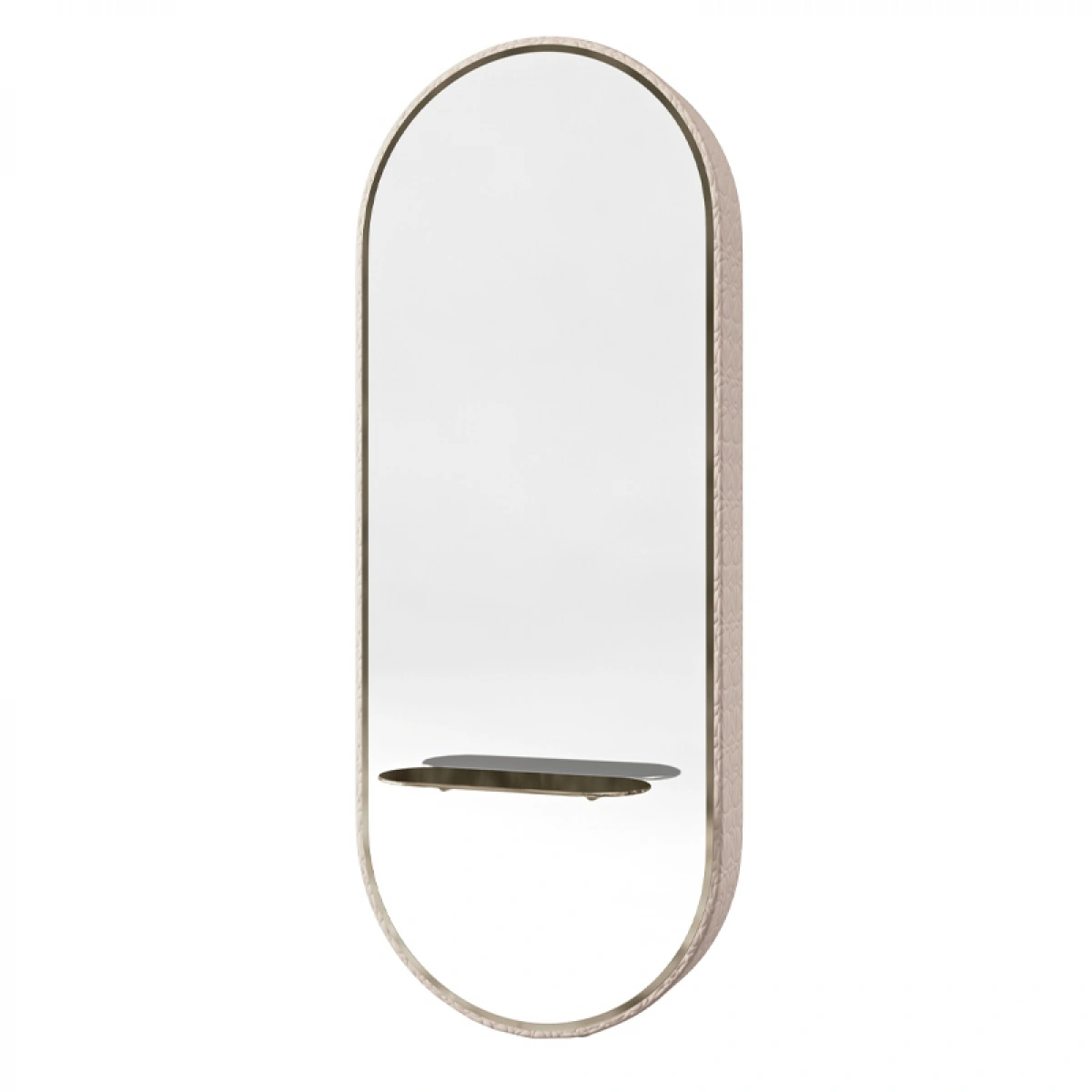 Парикмахерское зеркало KATHERINE RING WALL WITH SHELF GCMW247KA