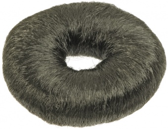 кольцо чёрное для вечерних причёсок (хлопок) в магазине Denirashop.ru