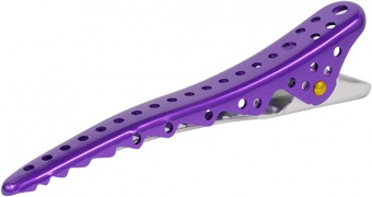 комплект зажимов shark clip (2 штуки) ys-shark clip purple met в магазине Denirashop.ru