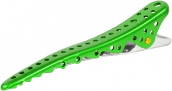 комплект зажимов shark clip (2 штуки) ys-shark clip green met в магазине Denirashop.ru