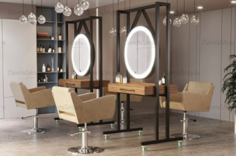 парикмахерское зеркало tarus duo gloss купить в Denirashop.ru