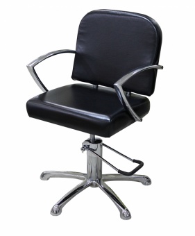 парикмахерское кресло "цирюльникъ" на гидравлике купить в Denirashop.ru