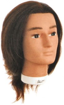 голова учебная bobby со 100% естественными волосами 20/25см в магазине Denirashop.ru