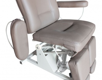 педикюрное косметологическое кресло «татьяна» (электропривод, 2 мотора) (высота 640 - 890мм, спинка) купить в Denirashop.ru