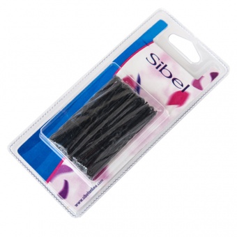 шпильки для волос 65мм чёрные волнистые в магазине Denirashop.ru