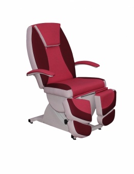 педикюрное косметологическое кресло «нега» (электропривод, 5 моторов) (высота 620 - 1000мм) купить в Denirashop.ru