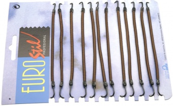 резинки с крючками коричневые в магазине Denirashop.ru